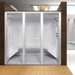 AWT Dampfsauna S206B alu 220x191 11.8kW Harvia