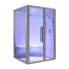 AWT Dampfsauna S200D alu 114x131 rechts