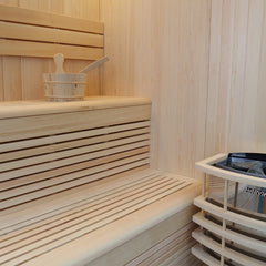 AWT Sauna B1801B Pinienholz 180x180 6kW Viking Bi-O