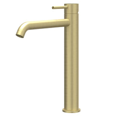 IVY Concord wastafelkraan L model RVS 316 - geborsteld mat goud PVD