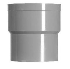 HWA verbindingsstuk mof 100 mm x verjongde spie 100 mm PVC