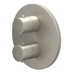 IVY Bond afbouwdeel inbouwthermostaat 2-weg stop-omstel - geborsteld nickel PVD