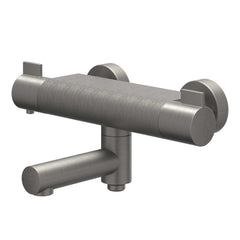 IVY Pact opbouw badthermostaatkraan draaibare uitloop cooltouch - geborsteld metal black PVD