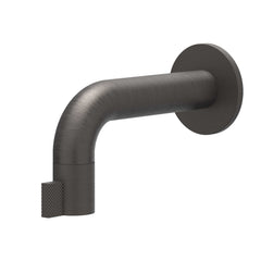 IVY Tribe wandfonteinkraan 12,5cm RVS 316 - geborsteld carbon black PVD