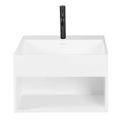 StoneArt Wastafel LZ750 wit 32,5x32,5cm glanzend