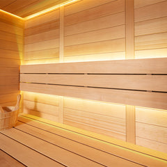 AWT Sauna B1614C Hemlock 160x150 9kW TheWall Bi-O