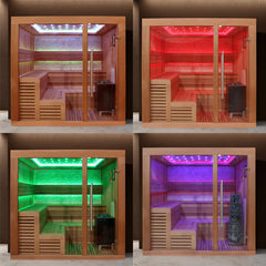 AWT Sauna E1243A red cedar 220x200 9kW EOS Cubo