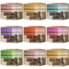 AWT Sauna E1113B Hemlock 150x105 4.5kW TheWall