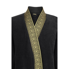 Aymando Dubai Badjas - Luxe kimono badjas - 100% katoen - gouden details