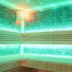 AWT Sauna E1211C populier 180x180 9kW Cilindro