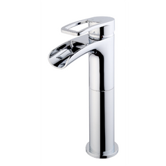 Alegra wastafelkraan waterval hoog chroom