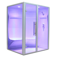 AWT Dampfsauna S200A alu 161x131 rechts