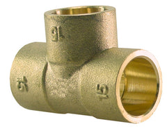 Brass solder tee 22x15x22