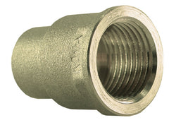 Brass solder screw socket 1/2" female x 15