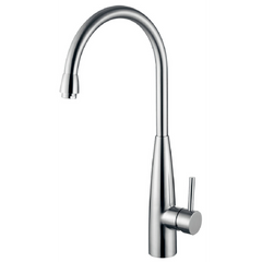 304 Clark keukenkraan met hooggebogen uitloop RVS