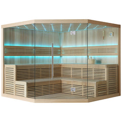 AWT Sauna E1111XL Hemlock 250x250 zonder oven