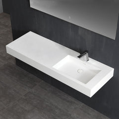 StoneArt Wastafel LP4514R - wit mat - 40x48cm