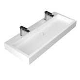 StoneArt Wastafel LP4512-1 - wit glanzend - 120x48cm