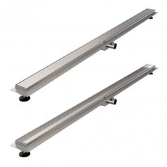 BRAUER Douchegoot met multifunctioneel rooster en flens 7 x 140 RVS geborsteld