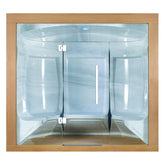 AWT Dampfsauna W206D rote Zeder 230x130 9kW Harvia