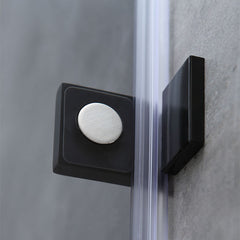 AWT Duschwand Walk-in Dusche LY1401-B schwarz 140x210