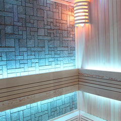 AWT Sauna E1213A populier 220x200 9kW Cilindro