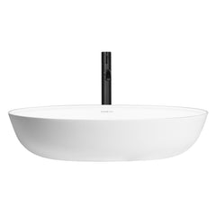 StoneArt Wastafel LC202 - glanzend wit - 60x40cm