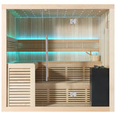 AWT Sauna E1112A Hemlock 220x200 9kW Virta