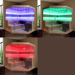 AWT Sauna E1242A red cedar 220x220 9kW EOS Cubo