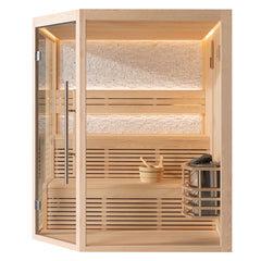 AWT Sauna E1811A Pinienholz 180x180 9kW Cilindro