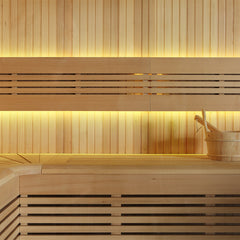 AWT Sauna B1111 XL Hemlock 250x250 9kW EOS BiO-Cubo