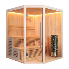 AWT Sauna E1801B pinie 160x160 6.8kW Cilindro