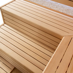 AWT Sauna E1601B Hemlock 200x200 9kW EOS Bi-O Cubo