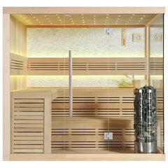 AWT Sauna E1105B Hemlock 200x200 9kW Cilindro
