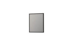 Ink SP18 spiegel 160 x 80 cm rechthoek in stalen kader - Mat Zwart - 8409090