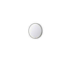 Ink SP24 spiegel rond 40cm met kader - direct LED verlichting rondom, geborsteld metaal zwart - 8409455