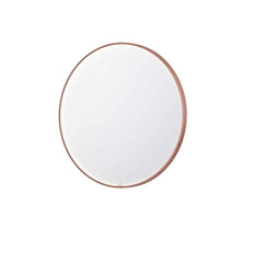 Ink SP24 spiegel rond 80cm met kader - direct LED verlichting rondom, geborsteld metaal zwart - 8409457