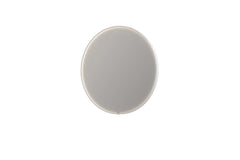 Ink SP24 spiegel rond 100cm met kader - direct LED verlichting rondom, geborsteld RVS - 8409333
