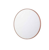 Ink SP24 spiegel rond 100cm met kader - direct LED verlichting rondom, geborsteld koper - 8409334