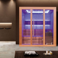 AWT Sauna E1244C red cedar 160x150 9kW EOS Cubo