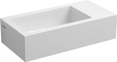 Clou Flush 3 toiletfontein met (voorbewerkt) kraangat rechts mineral marmer - CL/03.08031-1
