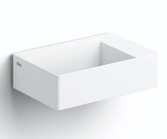 Clou New Flush 2 - 35,5 cm fontein met kraangat wit keramiek - CL/03.03420.01