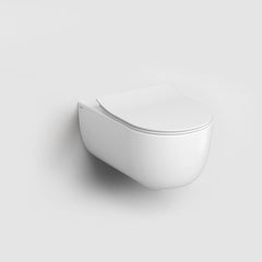 Clou Hammock hangtoilet 56cm Rimless met dunne zitting mat wit - CL/04.01061.20