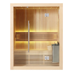 AWT Sauna B1113C Hemlock 120x105 4.5kW TheWall Bi-O
