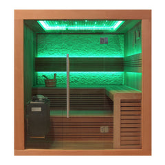 AWT Sauna B1241B red cedar 200x170 9kW EOS BiO-Thermat