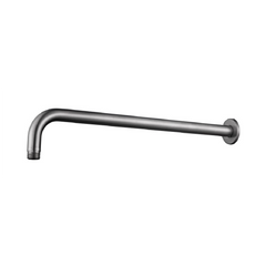 304 douchearm met muurbevestiging rond 40 cm RVS