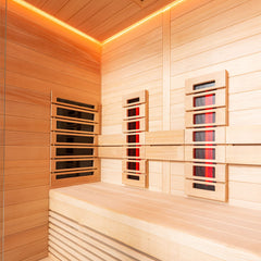 AWT Infrarotkabine E1250C-IR Hemlock 150x110 6kW TheWall