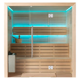 AWT Sauna B1614C Hemlock 160x150 9kW TheWall Bi-O