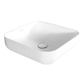 StoneArt Wastafel LC201 - wit glanzend - 42x42cm