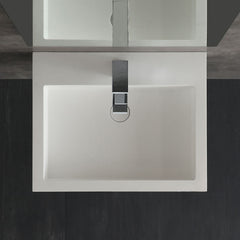 StoneArt Wastafel LP4506 - wit glanzend - 60x48